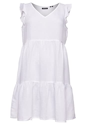 Superdry Damen Gestuftes Tinsley-Kleid Optik 40 von Superdry