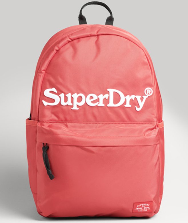 Superdry Damen Graphic Montana Rucksack Rot - Größe: One Größe von Superdry