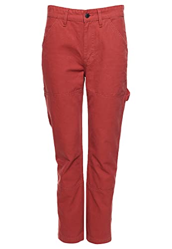 Superdry Damen HIGH RISE CARPENTER PANT Pants, Rust, 26W/32L von Superdry