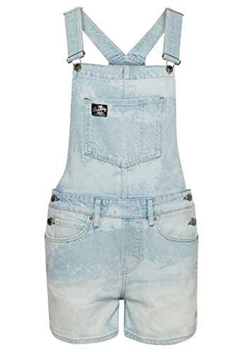 Superdry Damen HOT Short Dungaree Kapuzenpullover, Bowery Vintage Bleach, 34 Superdry Damen HOT Short Dungaree Kapuzenpullover, Bowery Vintage Bleach, 34 von Superdry