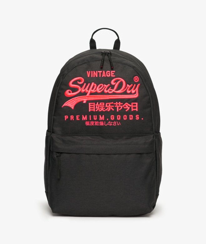 Superdry Damen Heritage Montana Rucksack Dunkelgrau - Größe: One Größe von Superdry