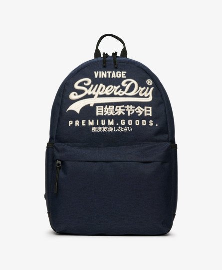 Superdry Damen Heritage Montana Rucksack Marineblau - Größe: 1Größe von Superdry