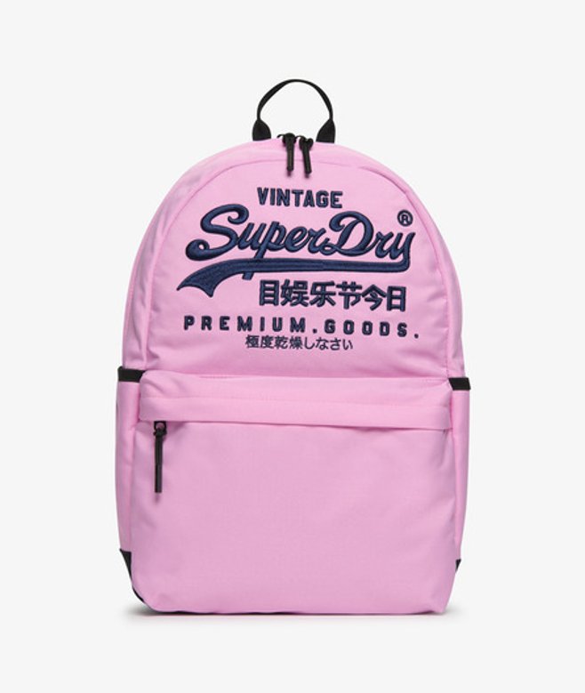Superdry Damen Heritage Montana Rucksack Pink - Größe: 1Größe von Superdry