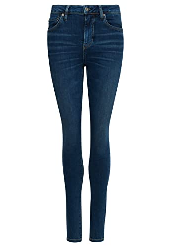 Superdry Damen High Rise Skinny Jeans Hose, Fulton Vintage Blau, 26W/ x 30L von Superdry