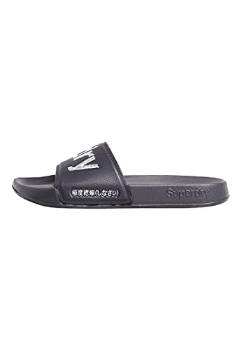 Superdry Damen Holo Infil Pool Slide Badeschuhe, Schwarz (Black 02a), 38/39 EU von Superdry