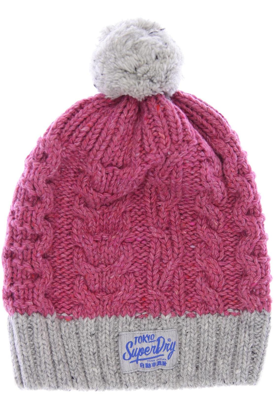 Superdry Damen Hut/Mütze, pink von Superdry