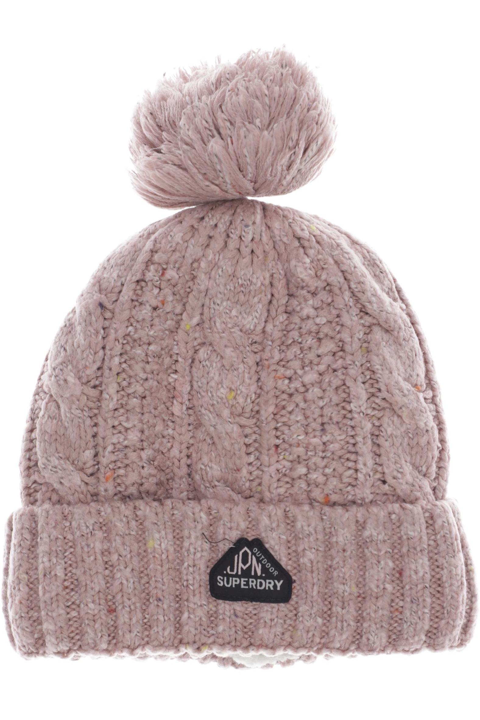 Superdry Damen Hut/Mütze, pink von Superdry