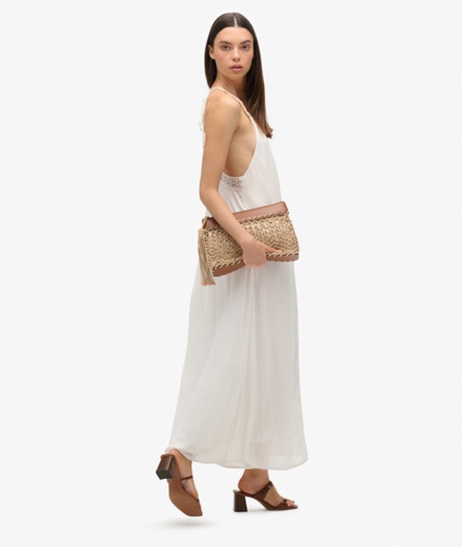 Superdry Women's Ibiza Maxi-trägerkleid Weiß - Größe: 44 Superdry Women's Ibiza Maxi-trägerkleid Weiß - Größe: 44 von Superdry
