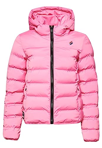 Superdry Damen Wärmeversiegelte Steppjacke Marne Pink 40 von Superdry