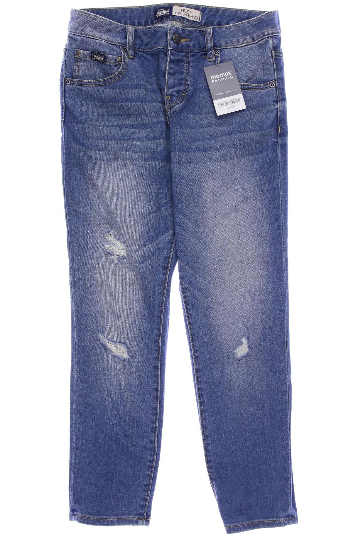 Superdry Damen Jeans, blau von Superdry