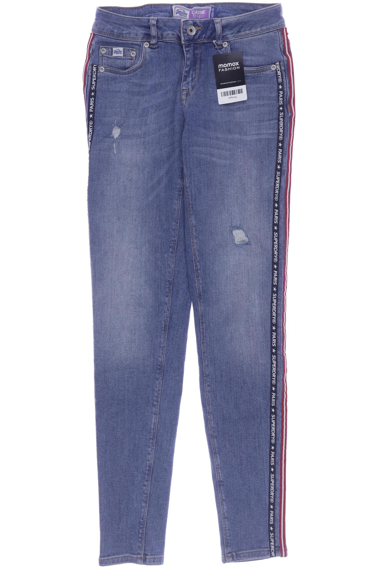 Superdry Damen Jeans, blau von Superdry