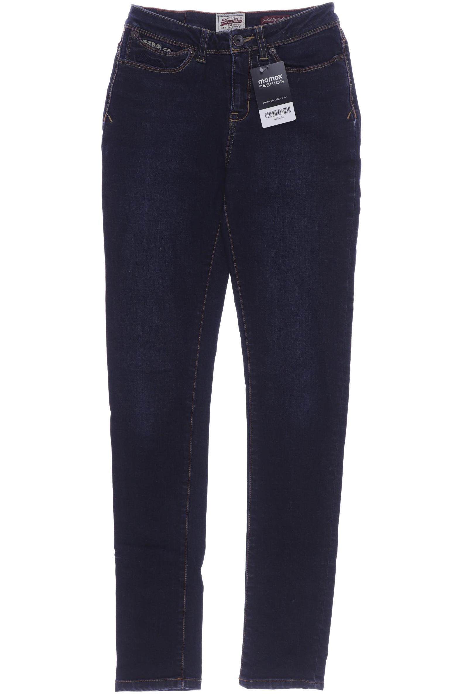 Superdry Damen Jeans, marineblau von Superdry