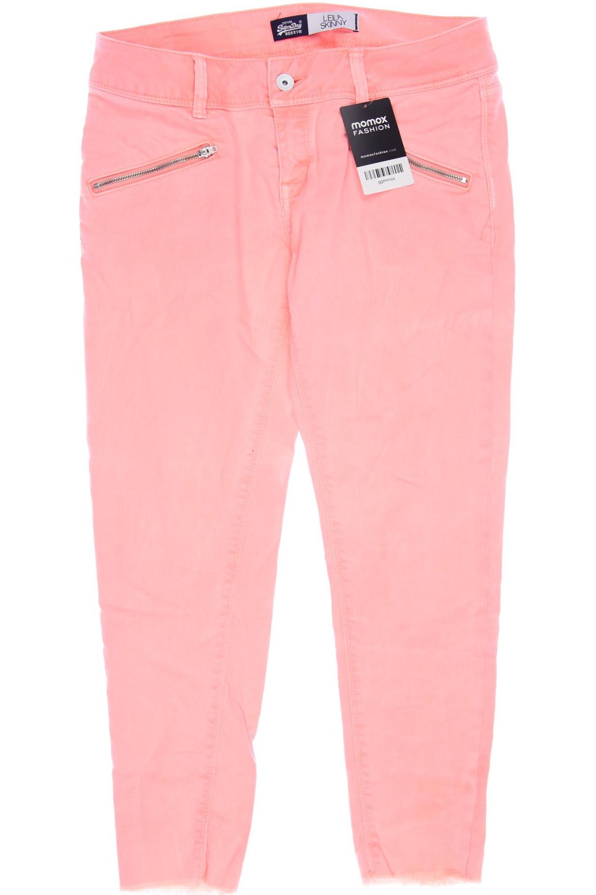 Superdry Damen Jeans, pink von Superdry