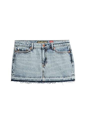 Superdry Damen Jeans-Minirock Frühling Vintage Custom 24 von Superdry