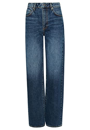 Superdry Damen Jeans aus Bio-Baumwolle mit weitem Beinschnitt Fulton Vintage Blau 30/30 von Superdry