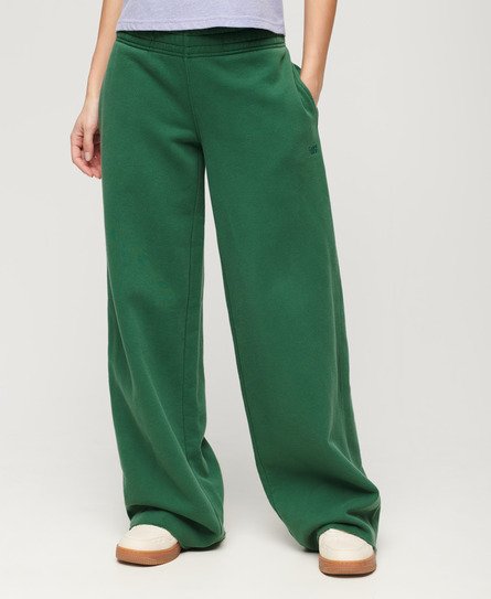 Superdry Damen Grün Jogginghosen im Washed-Look mit Geradem Beinschnitt, Größe: 38 Superdry Damen Grün Jogginghosen im Washed-Look mit Geradem Beinschnitt, Größe: 38 von Superdry