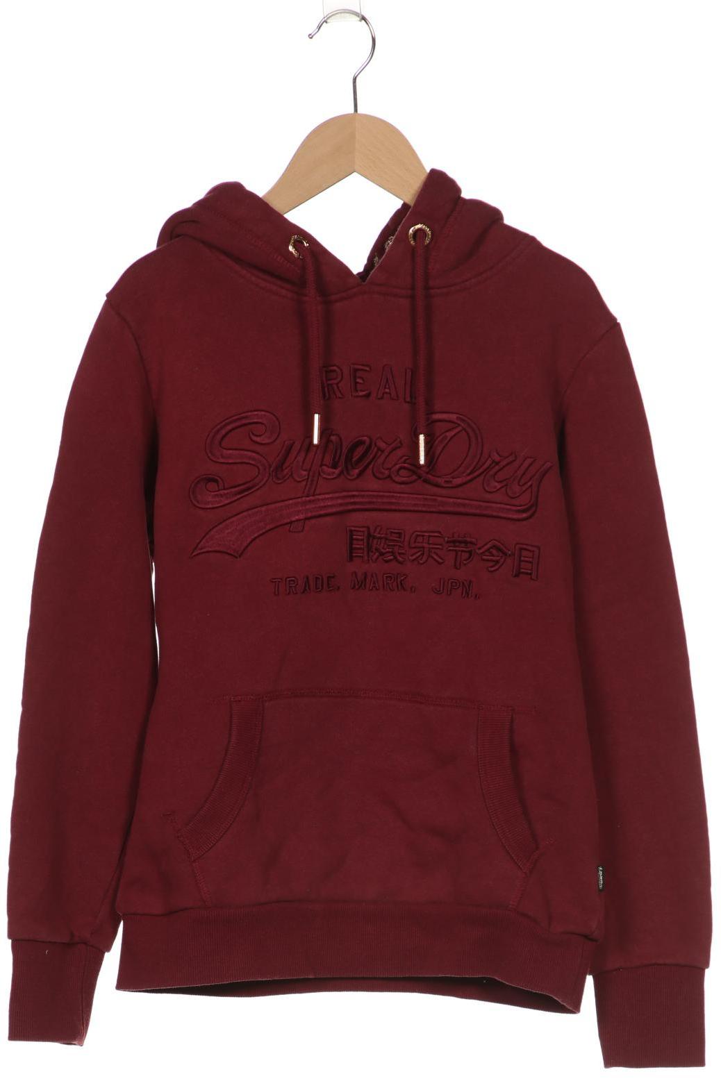 Superdry Damen Kapuzenpullover, bordeaux von Superdry