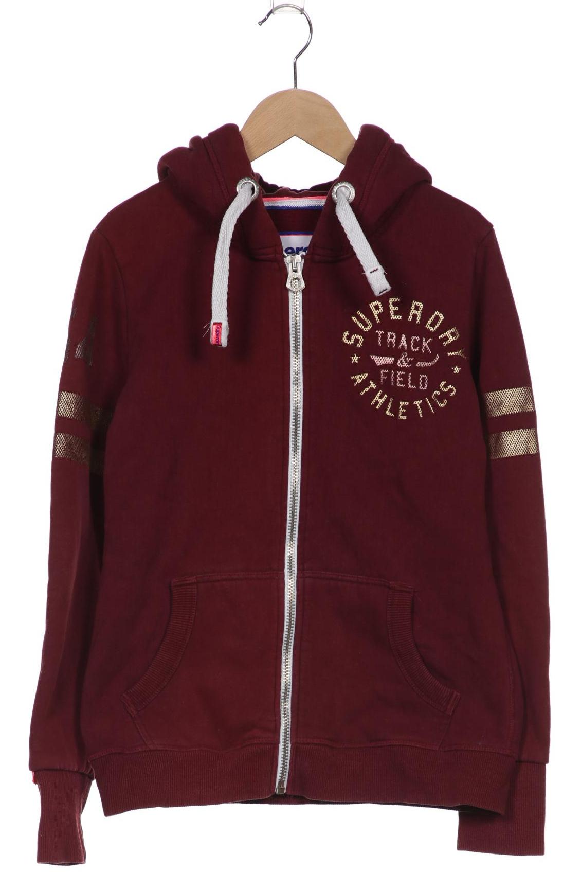 Superdry Damen Kapuzenpullover, bordeaux von Superdry