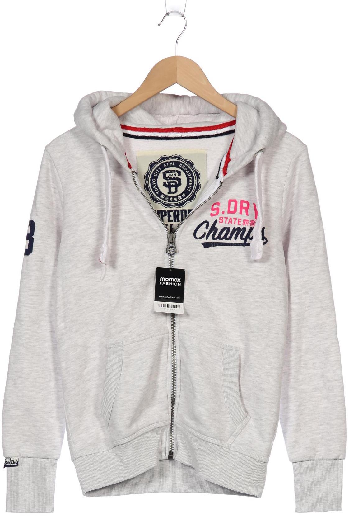 Superdry Damen Kapuzenpullover, grau von Superdry