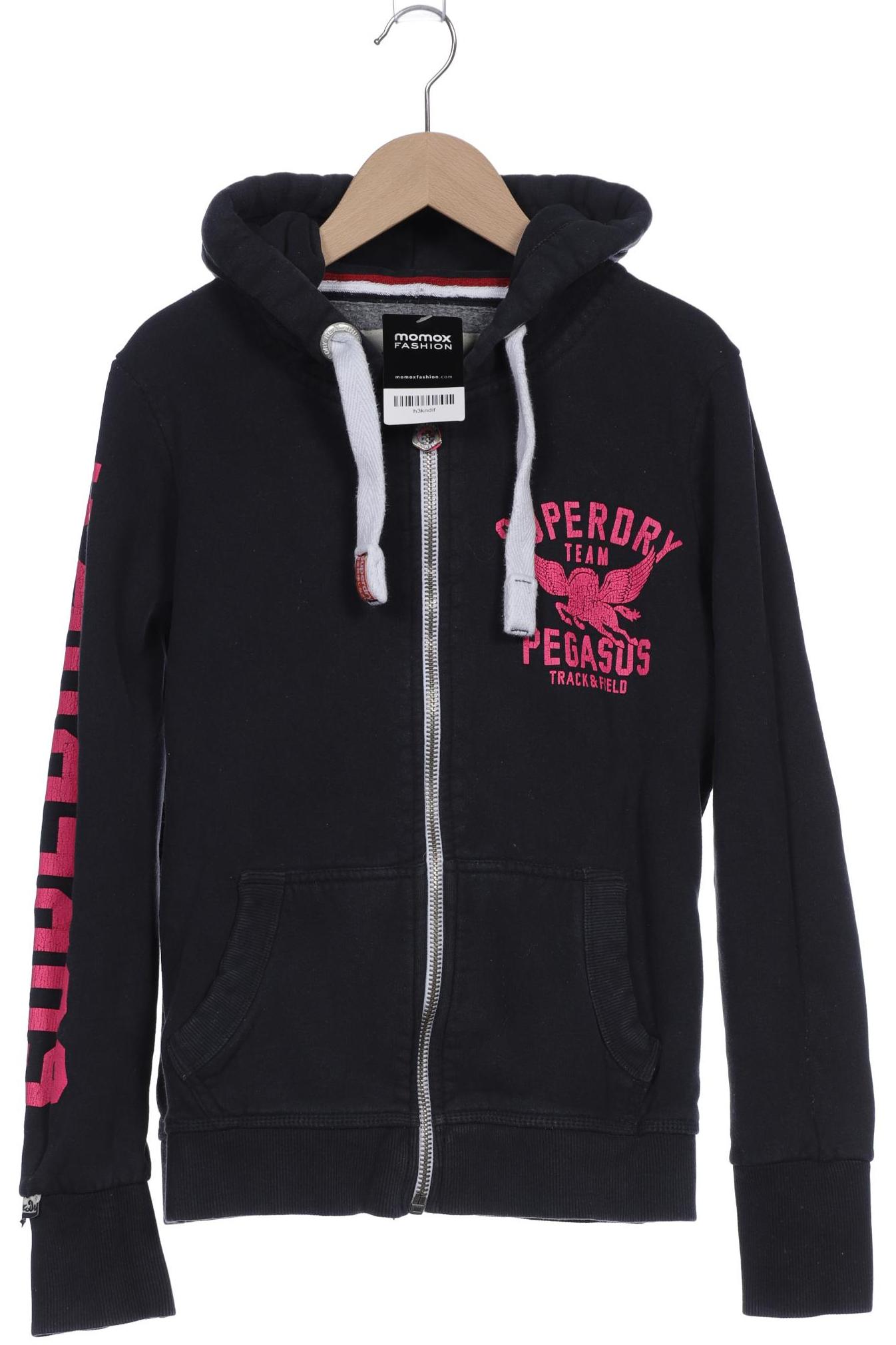 Superdry Damen Kapuzenpullover, schwarz von Superdry