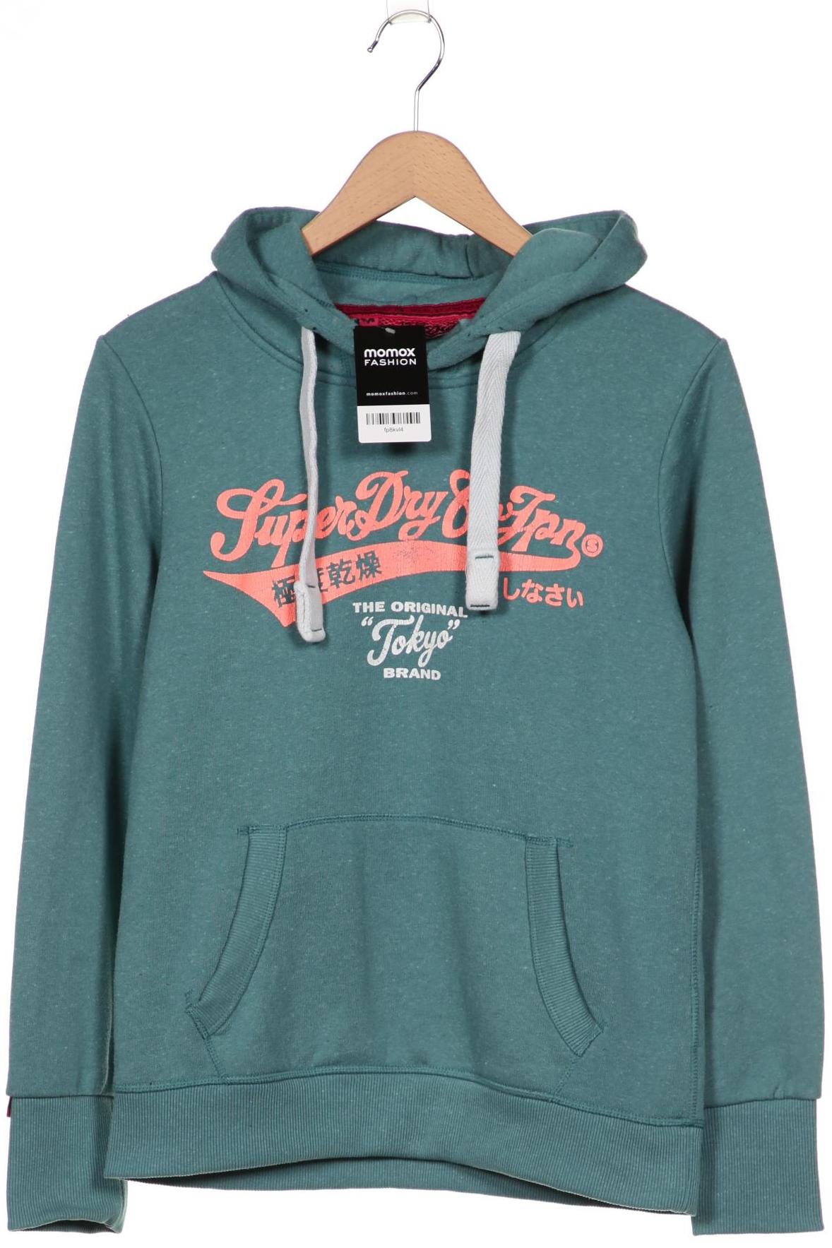 Superdry Damen Kapuzenpullover, türkis von Superdry