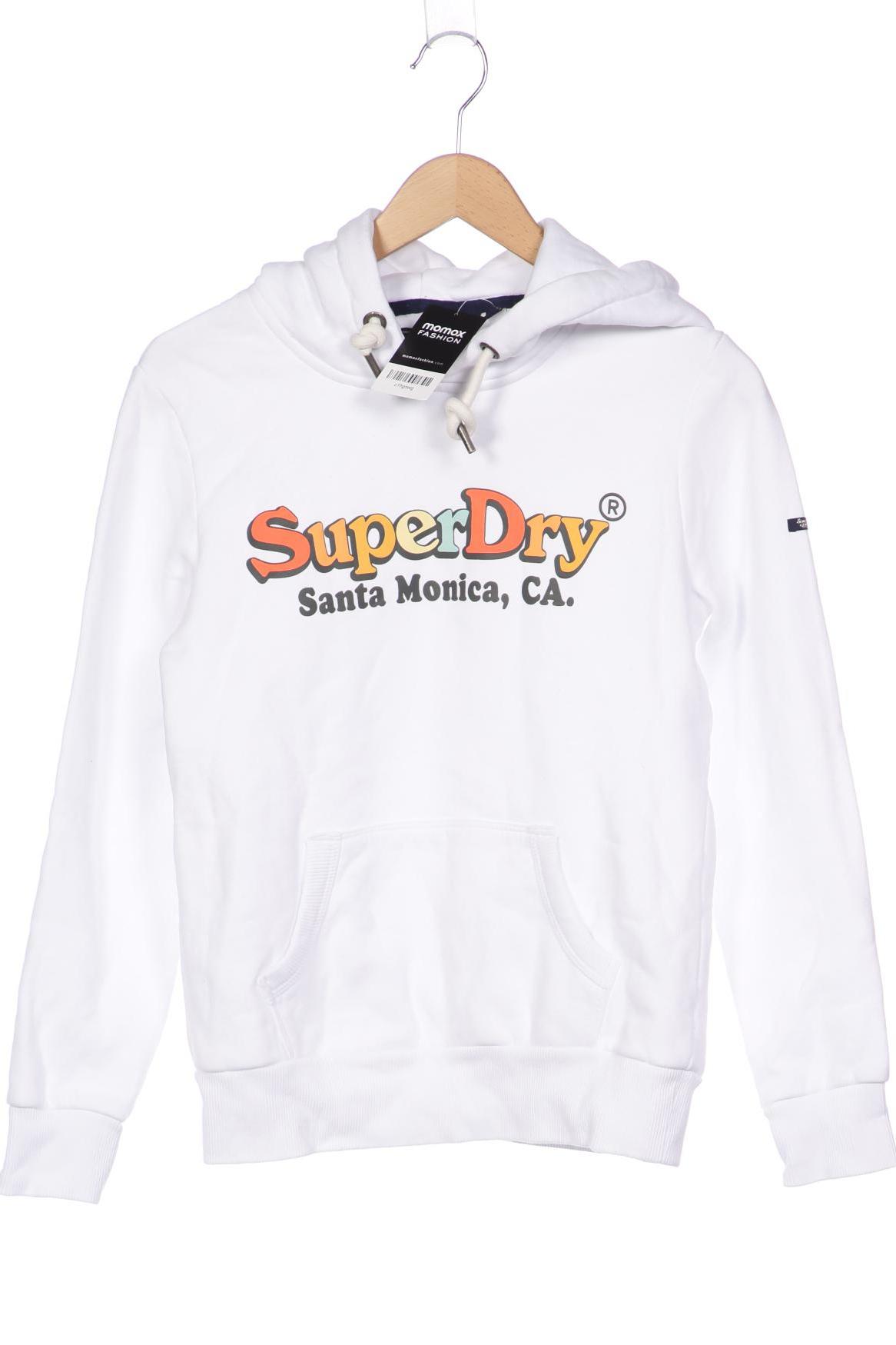 Superdry Damen Kapuzenpullover, weiß von Superdry