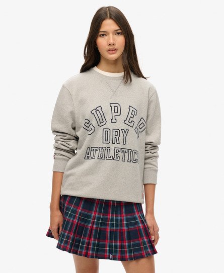 Superdry Women's Karierter Minirock mit Mittlerer Leibhöhe Blau - Größe: 36 von Superdry