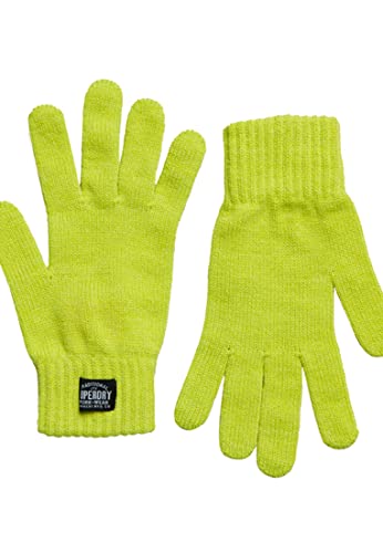 Superdry Damen Klassische Strickhandschuhe Handschuhe, Grün (Evening Primrose Green), S-M von Superdry