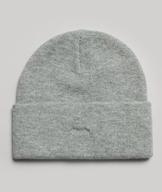 Superdry Damen Klassische Vintage Beaniemütze Silber - Größe: One Größe von Superdry