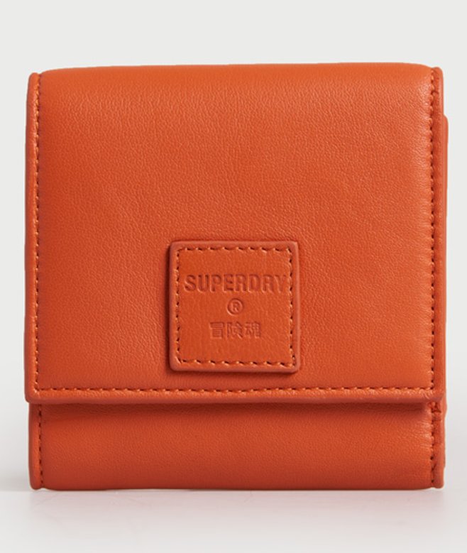 Superdry Damen Kleines Faltbares Portemonnaie Orange - Größe: 1Größe von Superdry