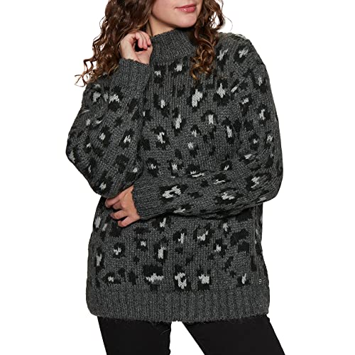 Superdry Damen Lässiger Strickpullover mit Streifen Leopard 40 von Superdry