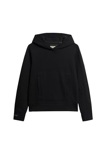 Superdry Damen Lässiges Code Tech Hoodie Schwarz 34 von Superdry