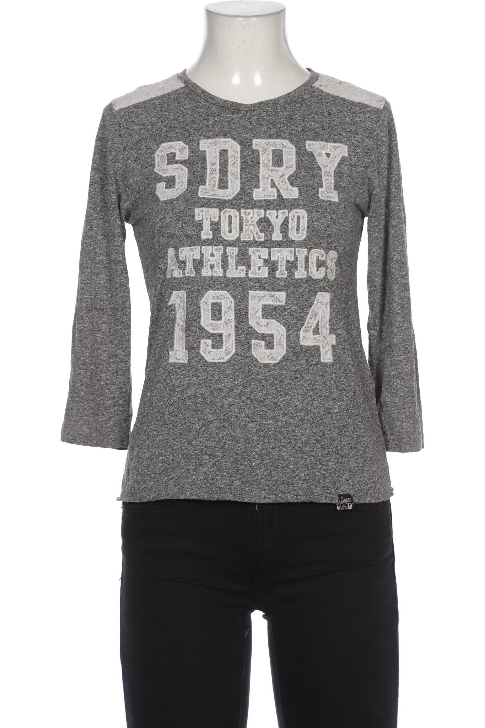 Superdry Damen Langarmshirt, grau von Superdry