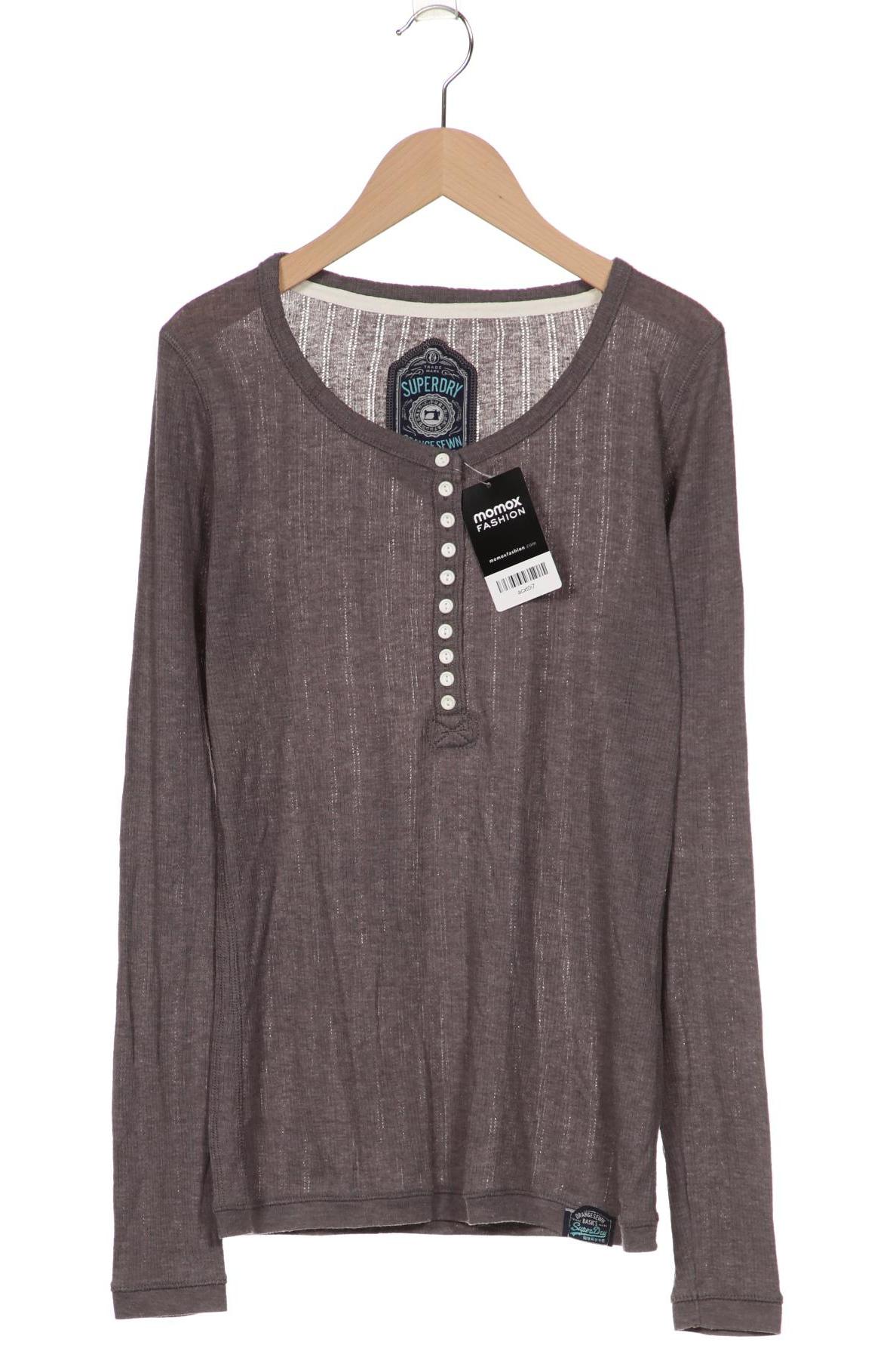 Superdry Damen Langarmshirt, grau von Superdry