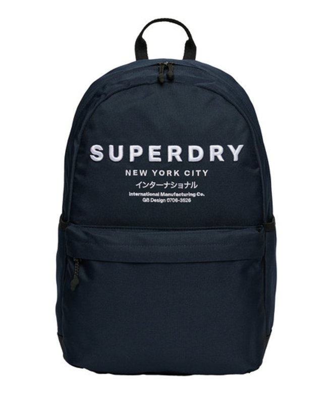 Superdry Damen Logo Graphic Montana Rucksack Navy - Größe: 1Größe von Superdry