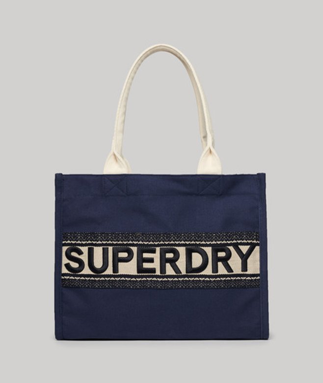 Superdry Damen Luxe Tragetasche Marineblau - Größe: One Größe Superdry Damen Luxe Tragetasche Marineblau - Größe: One Größe von Superdry