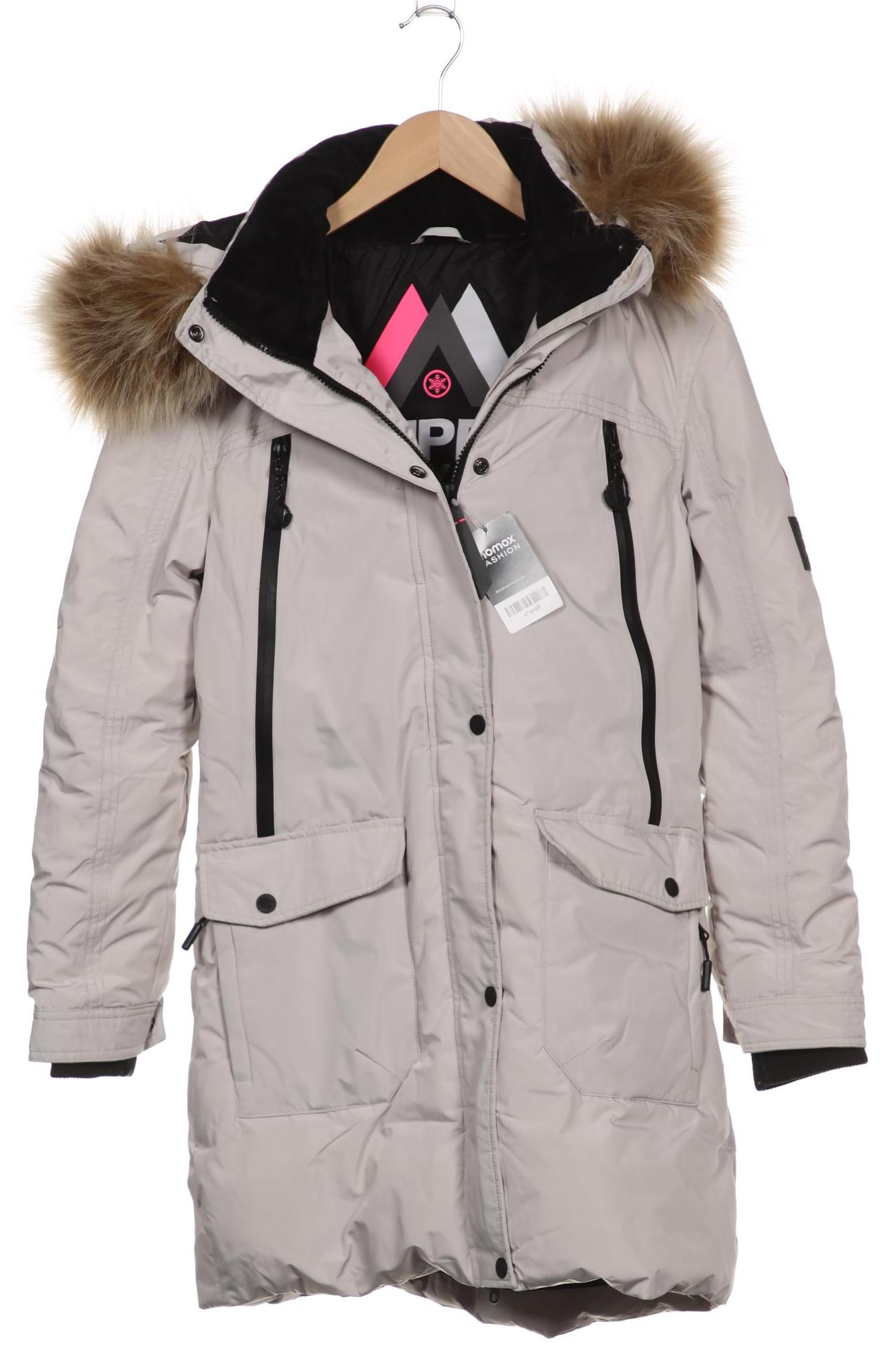 Superdry Damen Mantel, cremeweiß von Superdry