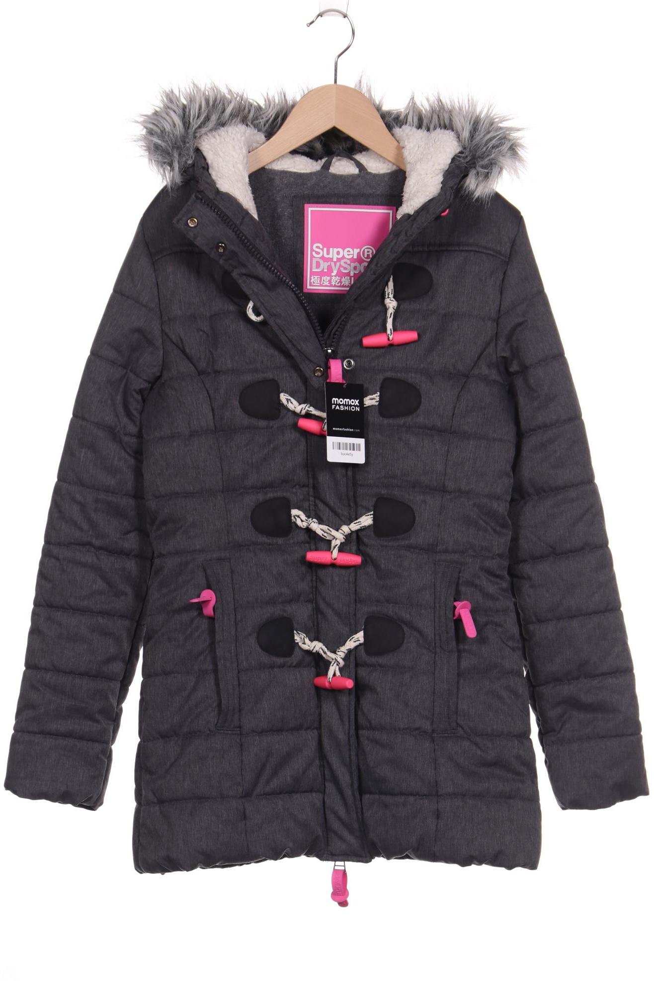 Superdry Damen Mantel, grau von Superdry