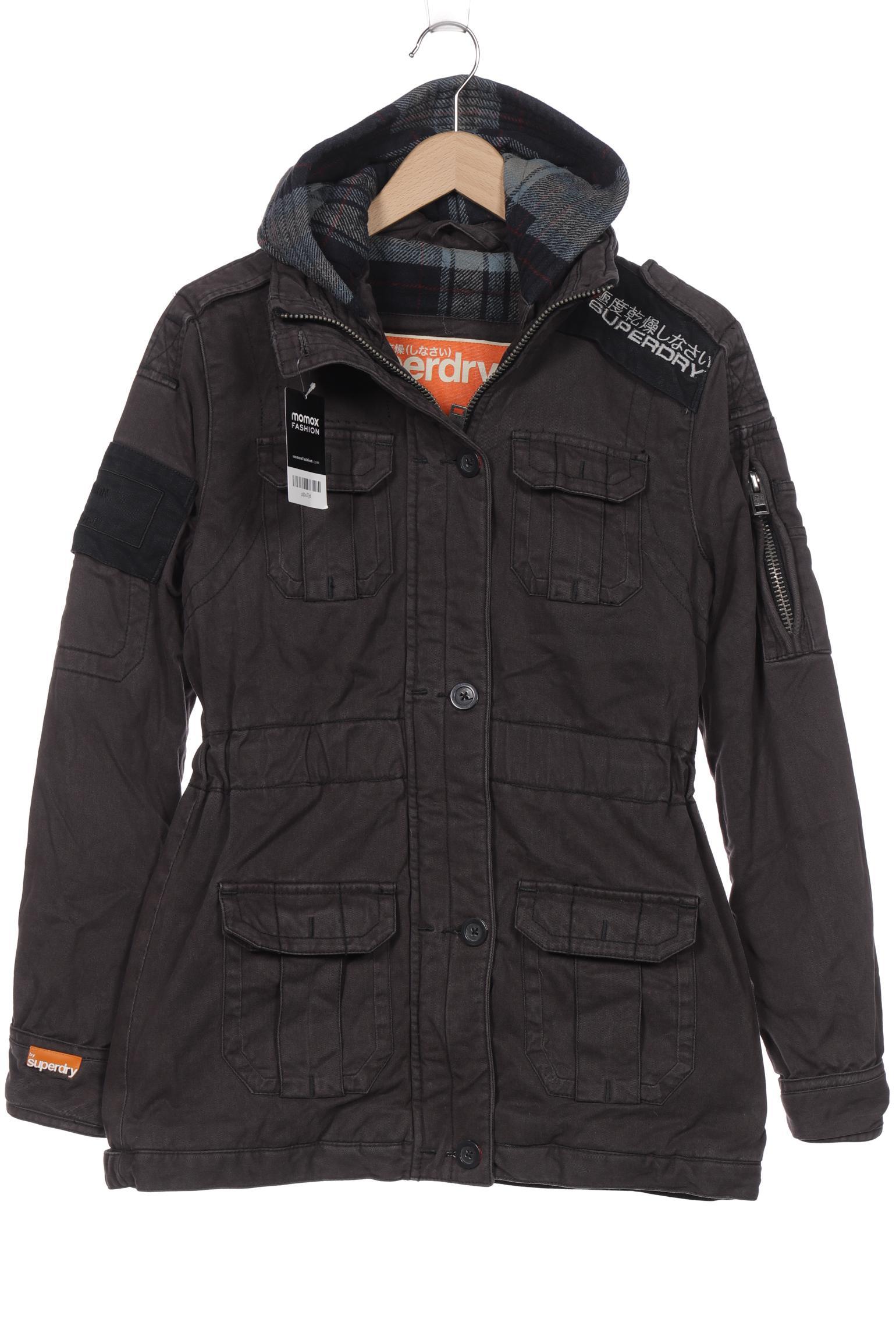 Superdry Damen Mantel, grau von Superdry