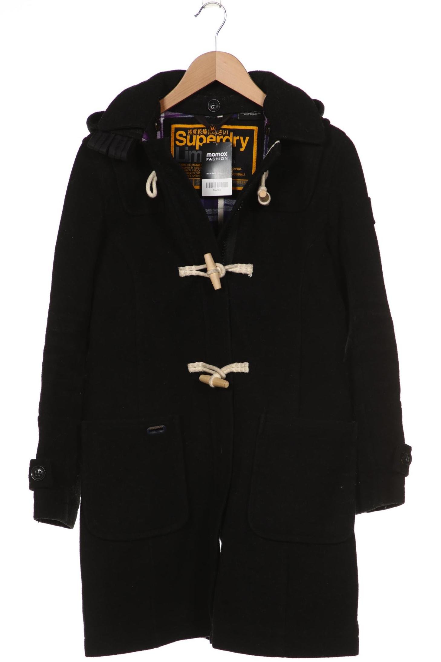 Superdry Damen Mantel, schwarz von Superdry