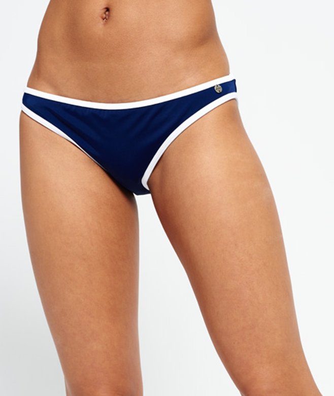 Superdry Damen Marineblau 90's Varsity Bikinihöschen, Größe: S - Größe: S von Superdry