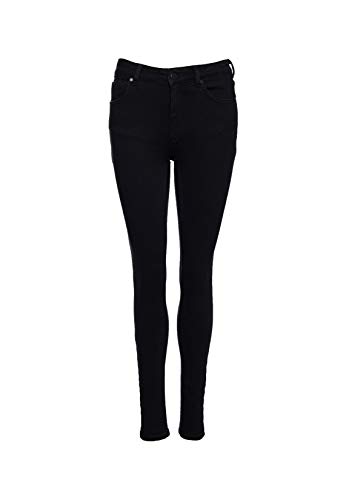 Superdry Damen Mid Rise Skinny Jeans, Black 02A, 28W / 32L von Superdry