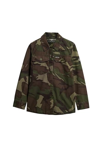 Superdry Damen Military Hemdjacke Konturiertes Tarnmuster 38 von Superdry