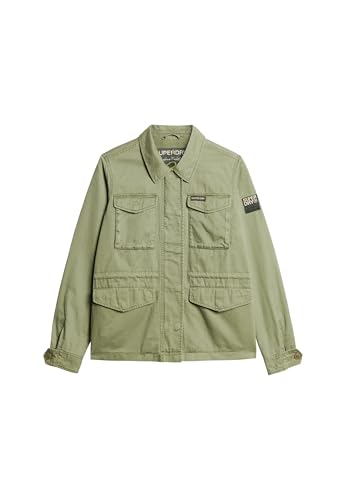 Superdry Damen Military M65 Jacket A1-Freizeitjacke, Wild Khaki, 38 von Superdry