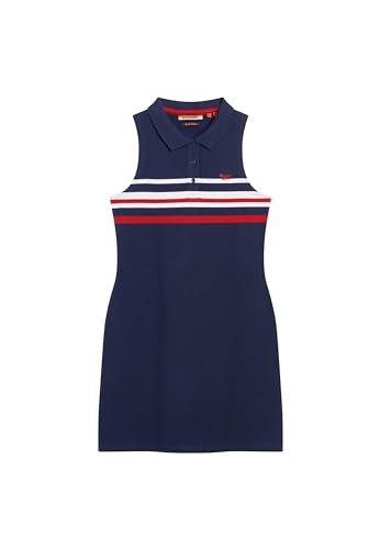 Superdry Damen Mini-Polokleid aus Jersey Kräftiges Marineblau 38 Superdry Damen Mini-Polokleid aus Jersey Kräftiges Marineblau 38 von Superdry