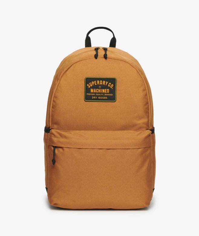 Superdry Damen Montana Rucksack mit Aufnähern Braun - Größe: 1Größe von Superdry