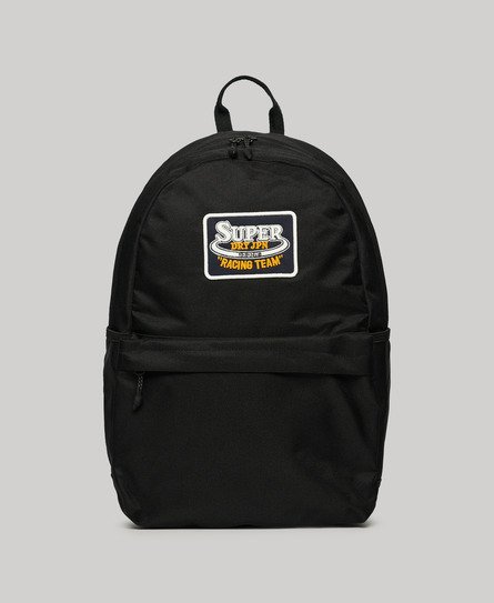 Superdry Damen Montana Rucksack mit Aufnähern Schwarz - Größe: 1Größe von Superdry