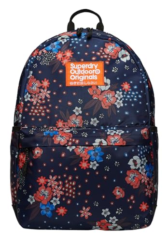 Superdry Damen Montana Rucksack mit Print Doris Marineblau 1SIZE von Superdry