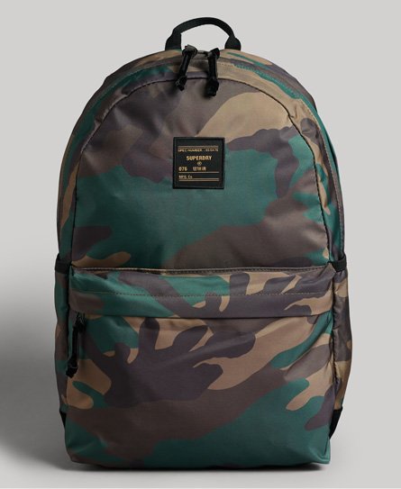 Superdry Women's Montana Rucksack mit Print Grün - Größe: 1Größe von Superdry