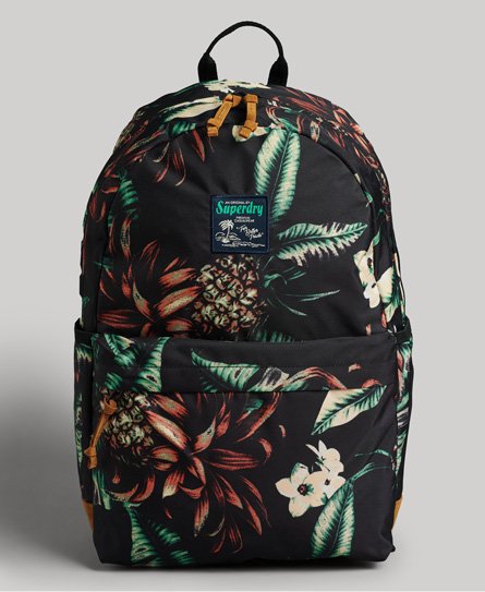 Superdry Women's Montana Rucksack mit Print Schwarz - Größe: 1Größe von Superdry